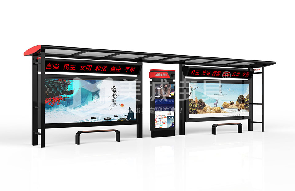 公交候車(chē)亭工廠(chǎng) 公交候車亭工廠