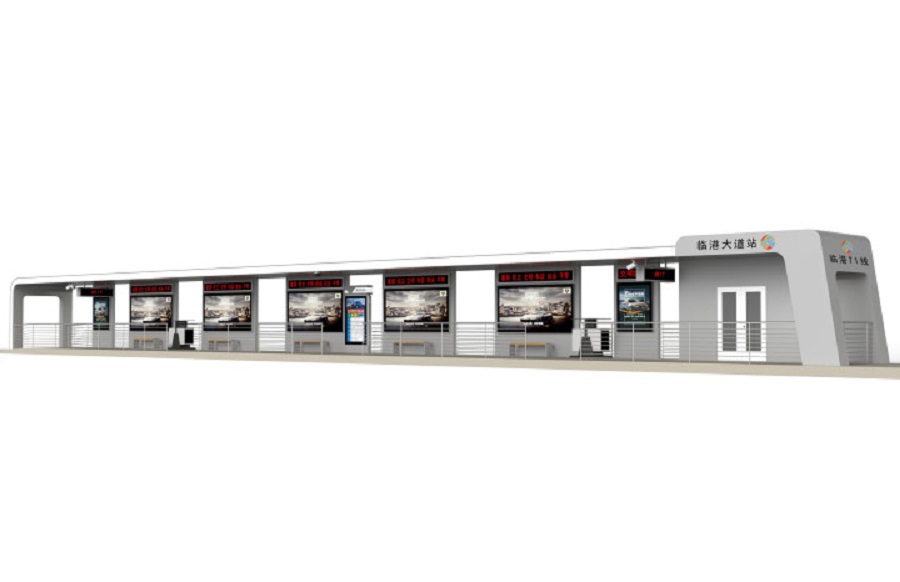 候(hòu)車亭效果(guǒ)圖 候(hòu)車亭效果圖