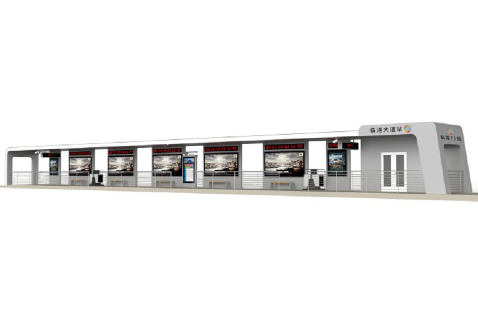 BRT候車亭效果圖(tú) BRT候車亭效果圖