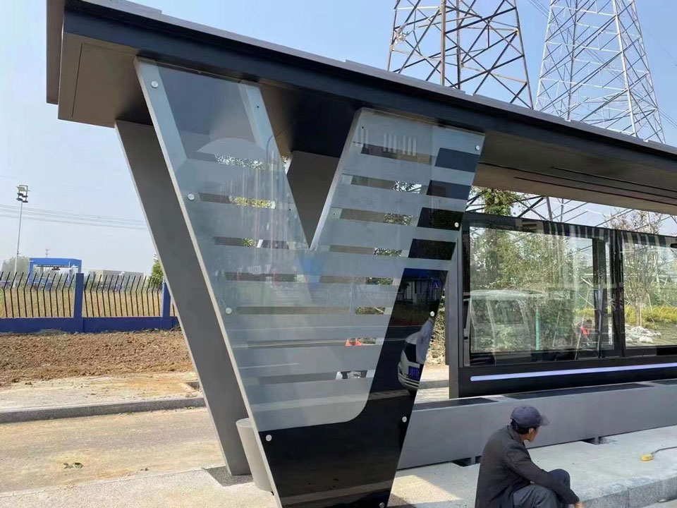 候車(chē)亭安裝圖 候車亭(tíng)安裝圖