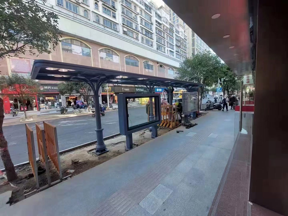 南平候(hòu)車亭(tíng)安裝圖 南平候車亭安裝圖