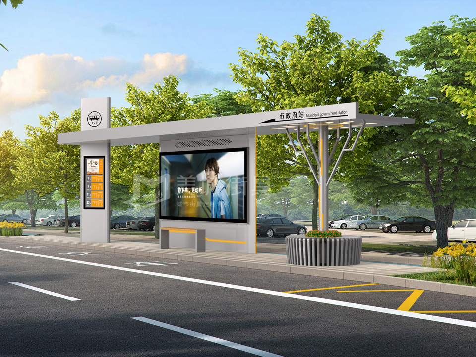 公交(jiāo)站台 公交站台
