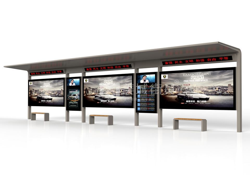 公(gōng)交候車亭 公交候(hòu)車亭